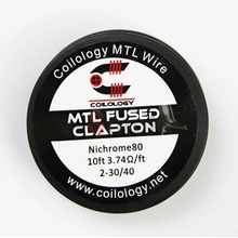 Coilology špirálky MTL Fused Clapton Ni80 odporový drôt 3m