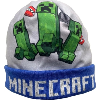 čepice MINECRAFT F uk 23 60809 šedá