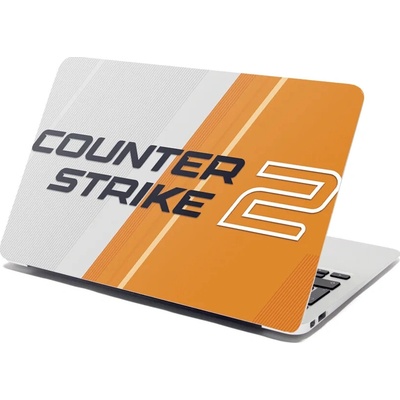 Sablio Samolepka na notebook Counter Strike 2 Oranžová - 29x20 cm