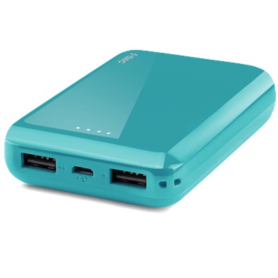 Ttec Външна батерия ReCharger S 10.000mAh Universal Mobile Charger - Тюркоаз