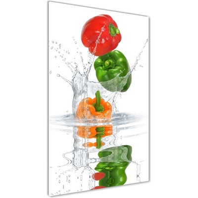 Vertikálny foto obraz sklenený Paprika 50x100 cm
