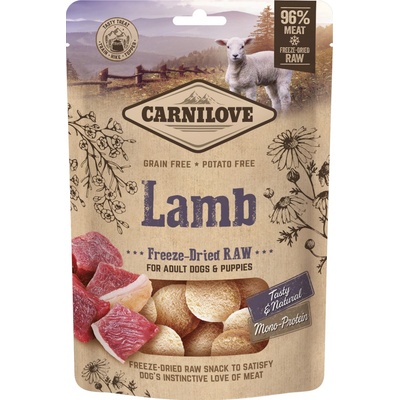 Carnilove Snack GF Freeze Dried Raw Adult & Puppy Lamb 60 g