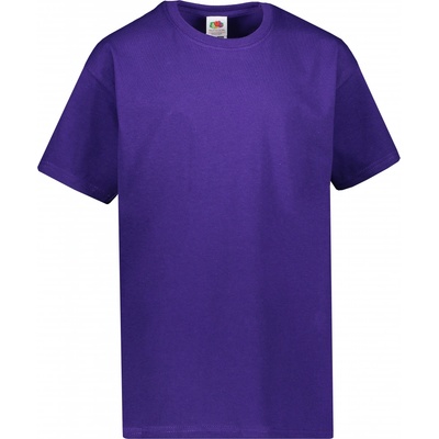 Fruit Of The Loom tričko kids Valueweight T Purple