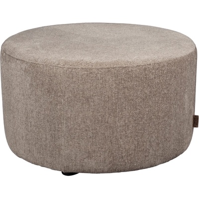 Dutchbone Béžová čalouněná podnožka ROCCA 70 cm