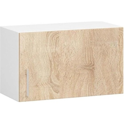 DobreSny Kuchyňská skříňka nad digestoř Lima 60 cm Dub Sonoma / Bílá – Zboží Dáma