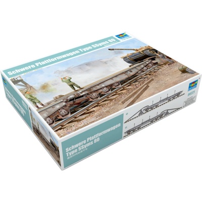 Trumpeter Schwere Plattformwagen Type SSyms 80 1:35