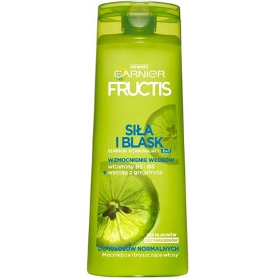 Garnier Fructis Strength and Shine 2v1 posilňujúci šampón pre normálne vlasy 400 ml