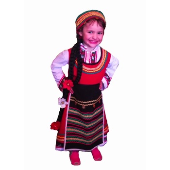 Image 1 of КАРНАВАЛ ДЕТСКА НАРОДНА НОСИЯ ЗА МОМИЧЕ - Модел 2 (787720230433)