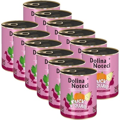Dolina Noteci Superfood Kačica & Prepelica 12 x 400 g