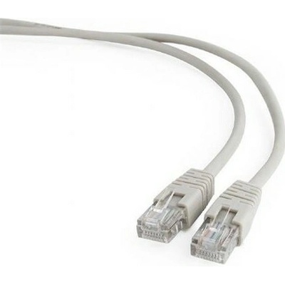 Gembird PP12-5M patch, CAT5e, UTP, 5m, šedý