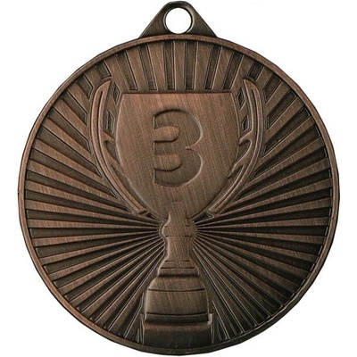 Designová kovová medaile Stupně vítězů Bronz 4,5 cm