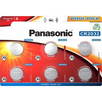 PANASONIC CR-2032EL/6BP 6ks 330096