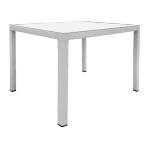 Horecano МАСА PVC РАТАН 90x90x75см(B 1016W)БЯЛА и Черна (0195296)
