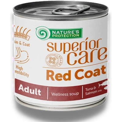 Nature's Protection Wellness Soup for Red Coat Dogs With Tuna & Salmon 140ml
