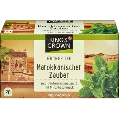 King's Crown Směs zeleného čaje s mátou 30 g