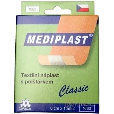 MEDIPLAST Textilní náplast 1663 Classic 8 cm x 1 m
