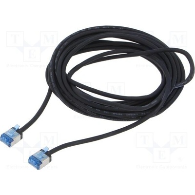 Goobay 74321 Patch RJ45 vidlice z obou stran U/FTP 6a lanko Cu 5m