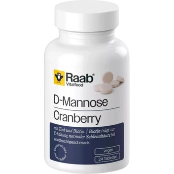 Raab Vitalfood D-Mannose + Cranberry [24 Таблетки]