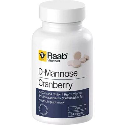 Raab Vitalfood D-Mannose + Cranberry [24 Таблетки]