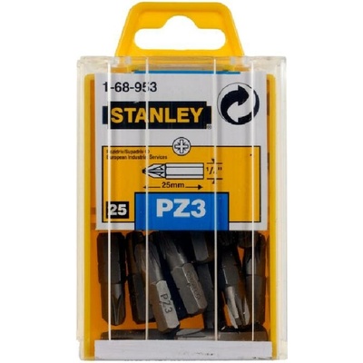 bity Stanley 1/4" křížové Pozidriv Pz3 - ruční 1-68-953