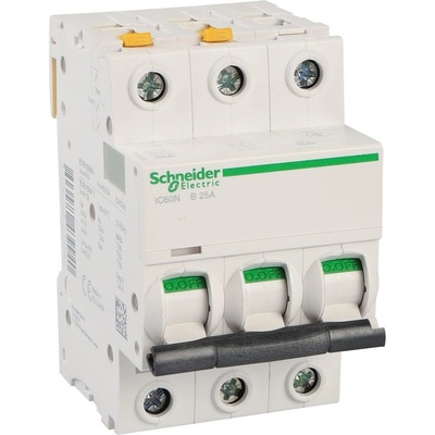 Schneider Electric 3P B 25A iC60N 6kA A9F03325