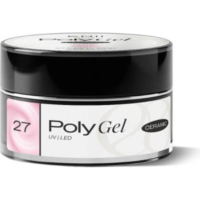 Enii Nails Ceramic 27 Light Pink Poly gel v kelímku 40 ml