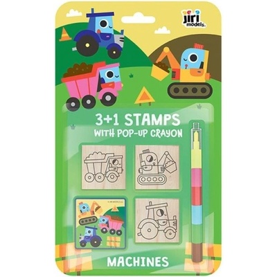 Jiri Models Razítka 3+1 s voskovkou Domácí zvířata 958859