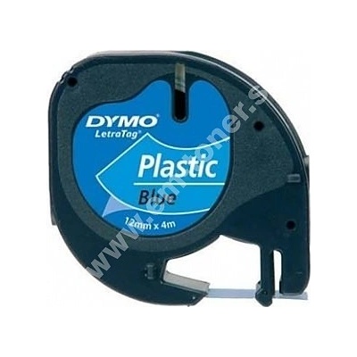 páska DYMO 59426 LetraTag Blue Plastic Tape (12mm)