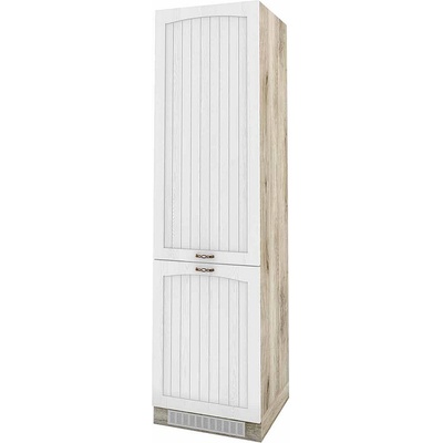 ИРИМ Колонен кухненски шкаф за вграден хладилник Сити АРФ-Бяло фладер-04-50 десен 60 см