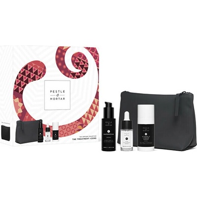 Pestle & Mortar The Treatment Icons The Herritage Collection pleťové sérum Pure Hyaluronic Serum 15 ml + pleťové sérum Vitamin C 2 Phase Serum 40 ml + pleťový olej Superstar Retinoid Night Oil 30 ml +