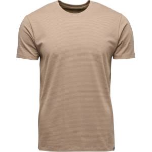 Black Diamond Мъжка тениска Black Diamond BD Stripe S/S Tee T-shirt - Walnut / Mushroom (216-4198-0413)