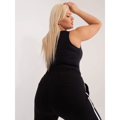 Basic Feel Good Dámske tepláky Plus Size RV-DR-6643.95 Čierna