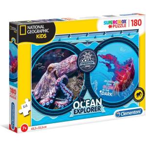 Clementoni Пъзел 180 части National Geographic Ocean Expedition Клементони Clementoni 29205