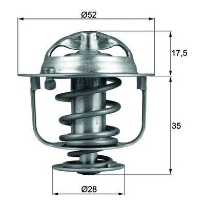 Termostat, chladivo MAHLE TX 119 82D (TX11982D)