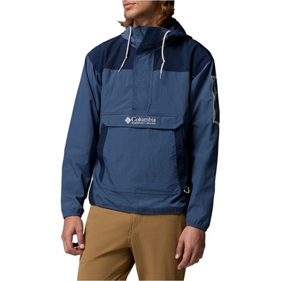 Columbia Мъжко ветрозащитно яке Columbia Challenger Windbreaker Anorak Windproof jacket - Dark Mountain / Collegiate Navy - размер XL (018-0318-0315)