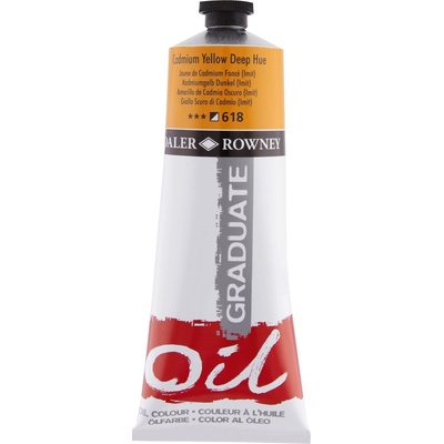 Daler Rowney Graduate Маслена боя Cadmium Yellow Deep Hue 200 ml 1 бр (117200618)