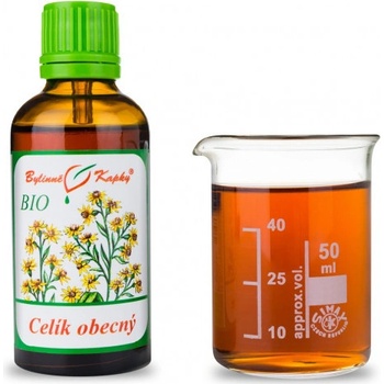 Bylinné kapky Celík zlatobyľ obyčajný BIO bylinné kvapky tinktúra 50 ml