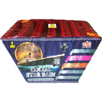 Tarra pyrotechnik Ohňostroj COLOR STAR RAIN 49 ran