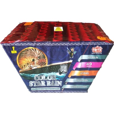 Tarra pyrotechnik Ohňostroj COLOR STAR RAIN 49 ran