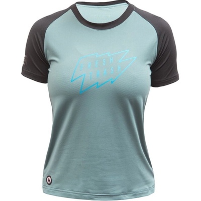 FRESH TRASH WOMEN´S Horizon short sleeve tee mint/black