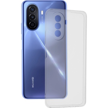Techsuit Clear Silicone puzdro pre Huawei nova Y70 – priehľadné