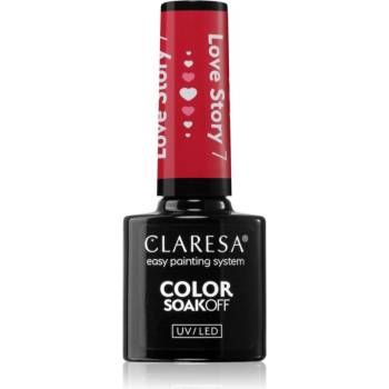 Claresa SoakOff UV/LED Color Love Story гел лак за нокти цвят 7 5 гр