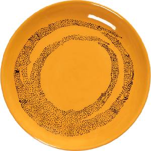 Serax Feast Десертна чиния на точки, 16 см, жълто-бял (B8921003J)
