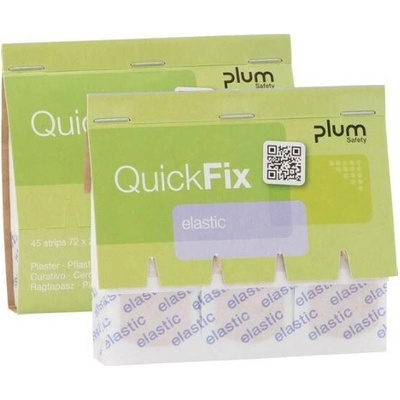 Plum Safety Plum QuickFix Elastic, 45 náplastí