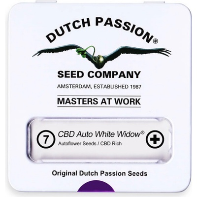 Dutch Passion White Widow AUTO CBD semienka neobsahujú THC 7 ks