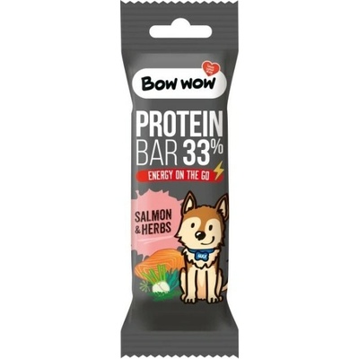 Bow wow poch. Proteinová tyčinka Losos&Bylinky 32 g