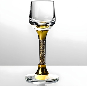 HARAHU Кристална чашка за ракия - Златен / 15ml KP35424 (35424)