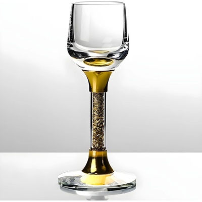 HARAHU Кристална чашка за ракия - Златен / 15ml KP35424 (35424)