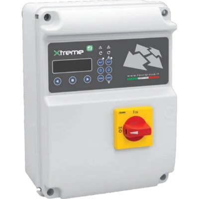 FOURGROUP XTREME2-T/10 3x400V 0,55-7,5kW 2-15A + GSM modul spínací skříň pro dvě čerpadla IP55 SW pouze pro Android