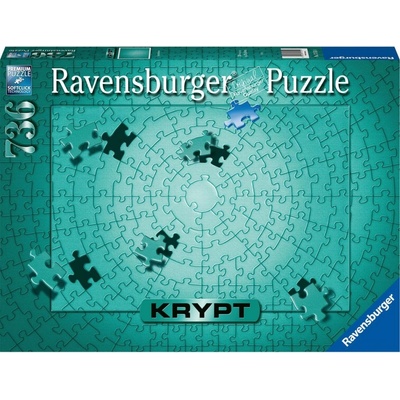 RAVENSBURGER Metalické Krypt Metallic Mint 736 dílků